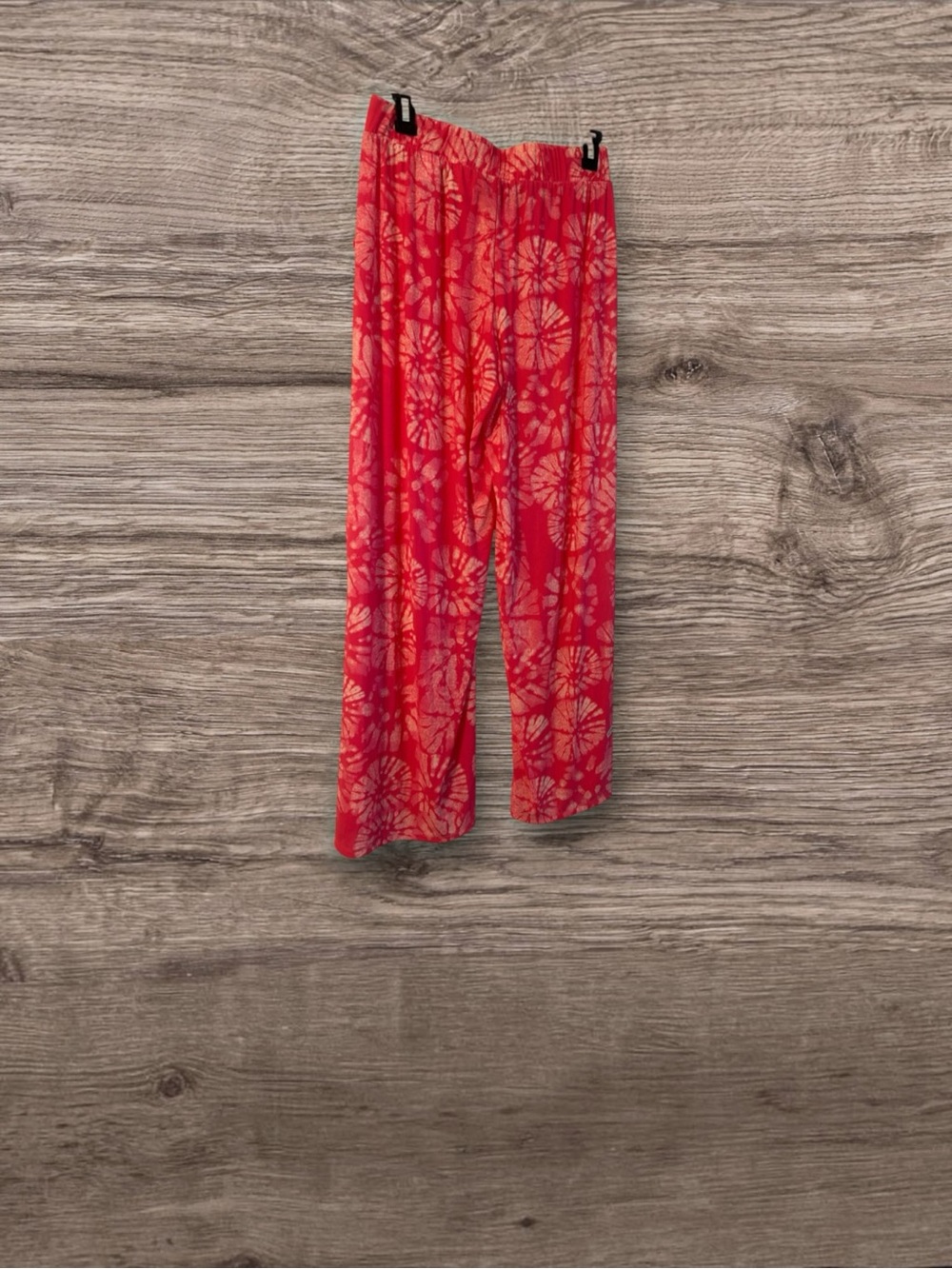 Beach to Street LOGO by Lori Goldstein Coral Tie-Dye Wide-Leg Pants Size XS - Picture 2 of 10